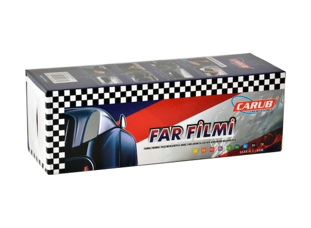 Carub 30 Cm X 10 Mt Siyah Far Stop Filmi Br1190466