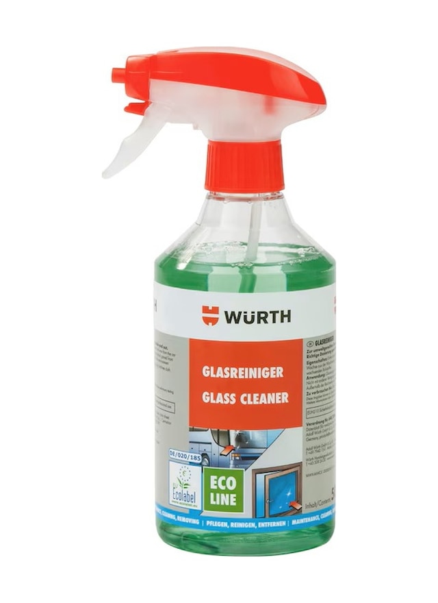 Würth Cam Temizleyici Eco 500 Ml - İz Bırakmayan Çevre Dostu Temizlik