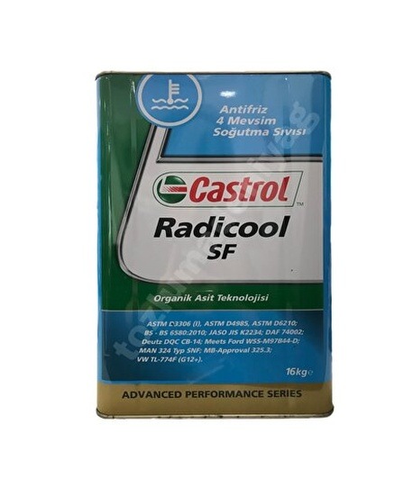 Castrol Radicool SF 16 Kg Kırmızı Konsantre Organik Antifiriz