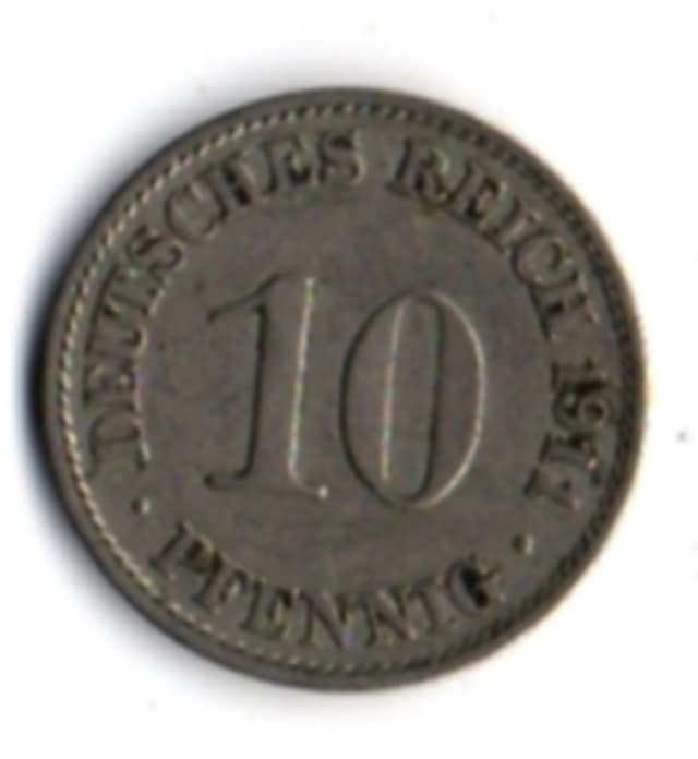 Alman İmparatorluğu 10 Pfennig 1911 Mp1677
