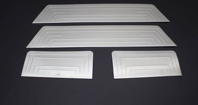 Vw T6 Transporter Krom Kapı Eşiği Taşlı 4 Parça 2015 ve Sonrası