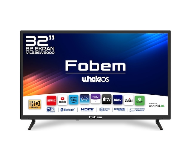 FOBEM ML32EW2000 32" 82cm Ekran HD Ready Whale OS Smart TV - Dahili Uydu Alıcılı LED TV
