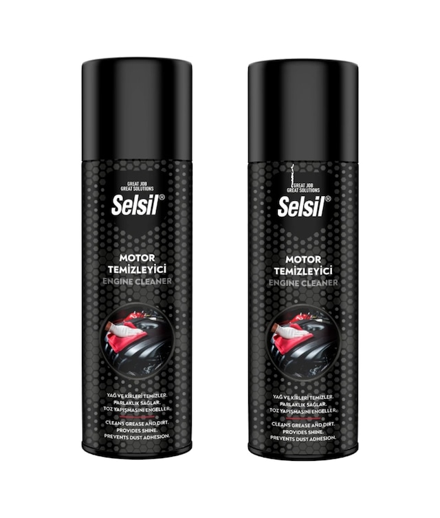 Selsil Profesyonel Motor Temizleme Spreyi 2 Adet 500 ML