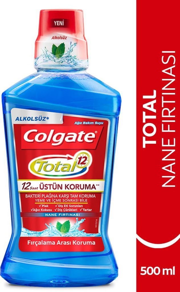 Colgate Total Ağız Bakım Suyu Üstün Koruma 500 ML