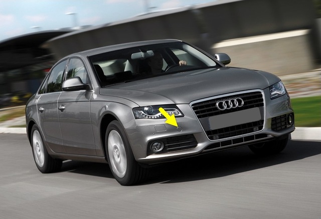 Audi A4 B8 2009-2012 Ön Tampon Çeki Çekme Demiri Kapağı 8K0807241