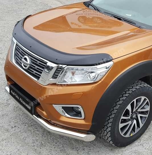 Nissan Navara Kaput Rüzgarlığı 2014 Sonrası Parlak Siyah