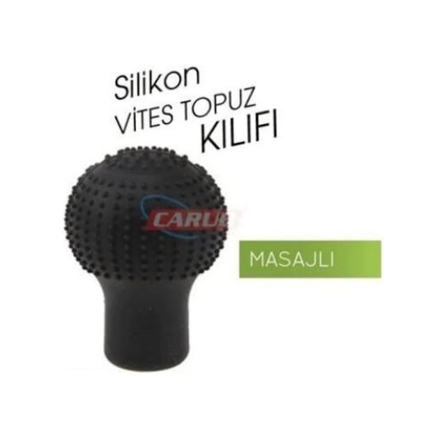Silikon Vites Topuzu Yuvarlak Siyah