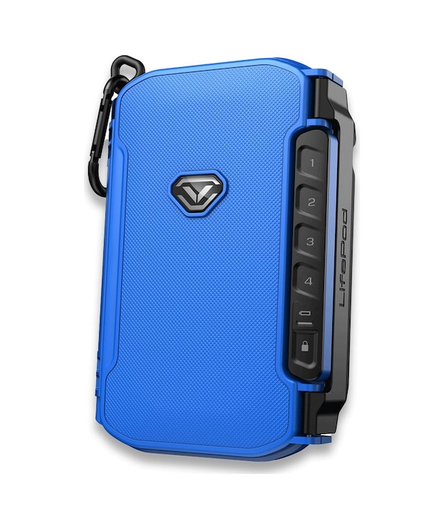 Vaultek Lifepod X Mini Seyahat Humidoru Mavi 4lü