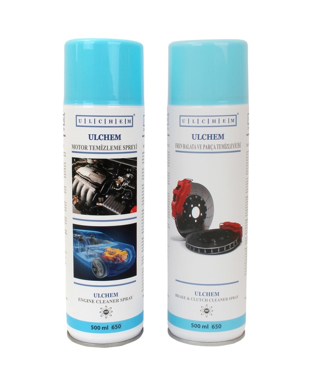 Ulchem Motor Temizleyici Sprey - Fren Balata Spreyi 500 Ml-Susuz