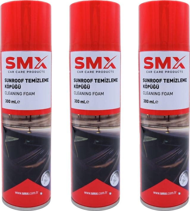 Sunroof Temizleme Köpüğü 300 Ml. 3 Adet