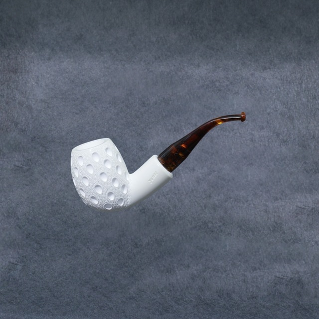 Yunar Damla 9mm. Filtreli Akrilik Saplı Lületaşı Pipo 10014m