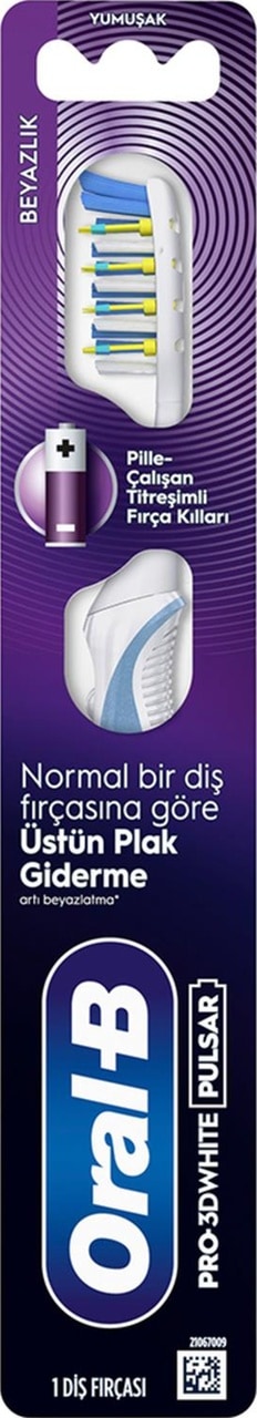 Oral-b Pro-3dw Pulsar Beyazlık Diş Fırçası Yumuşak