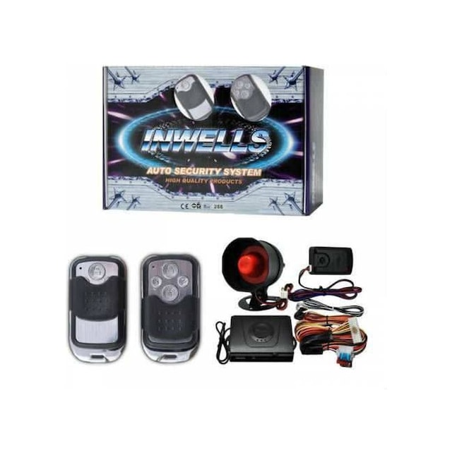 İnwells 3805 Oto Alarm Sistemi Sürgü- Kumandalı