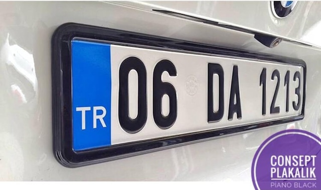 2 Adet Yeni Nesil Plakalık Piano Black Plakalık Çeşitleri 427536758