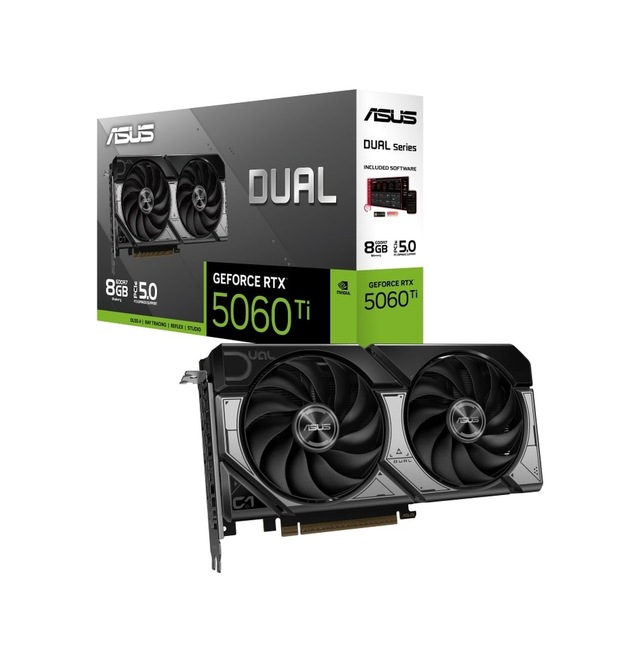 Asus Dual Geforce Rtx 5060 Tı 8gb Dual-rtx5060tı-8gb Gddr7 128bit Aeae1asu0278