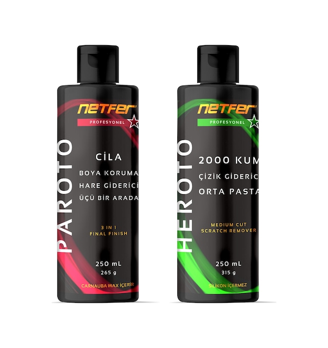 Netfer 2'li Orta Pasta Cila Set - 2x250 Ml