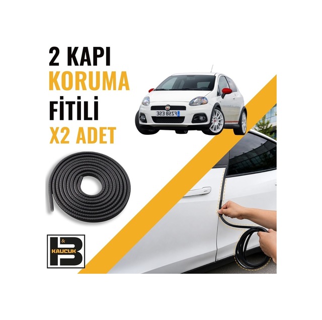 Fiat Grande Punto Kapı Koruma Fitili-iki Kapı-siyah-bm1277
