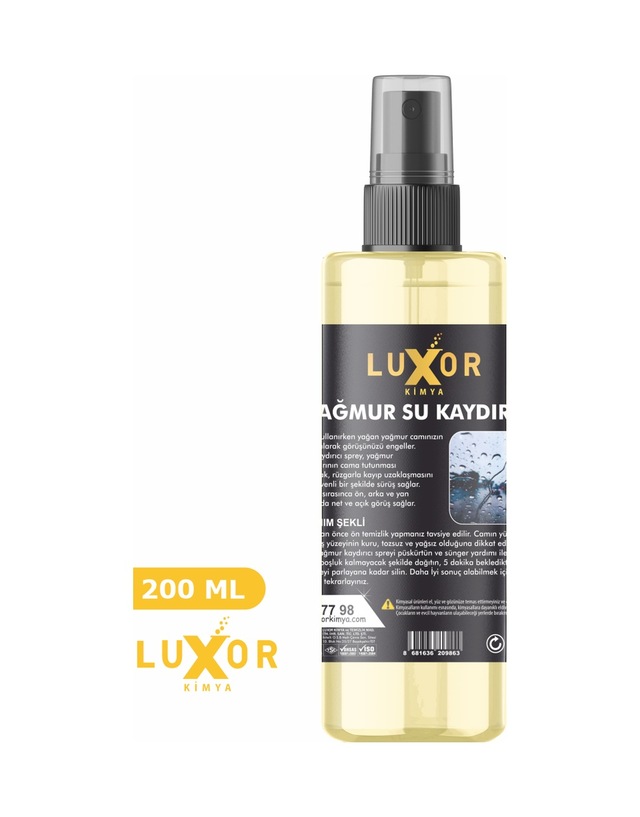 Luxor Kimya Yağmur Su Kaydırıcı Sprey 200 ML