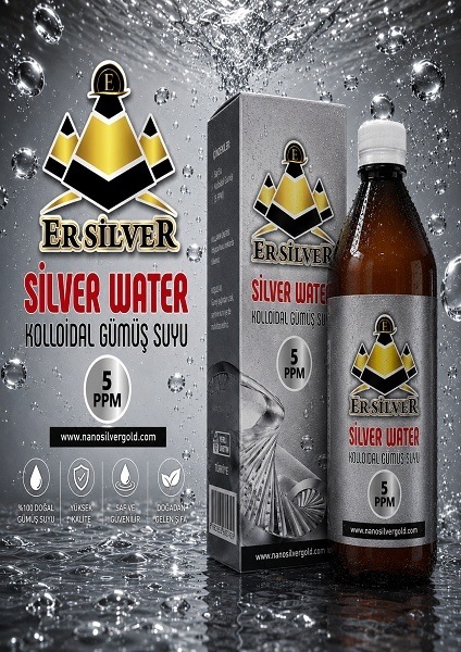 Kolloidal Gümüş Suyu 5 Ppm 1000 Ml