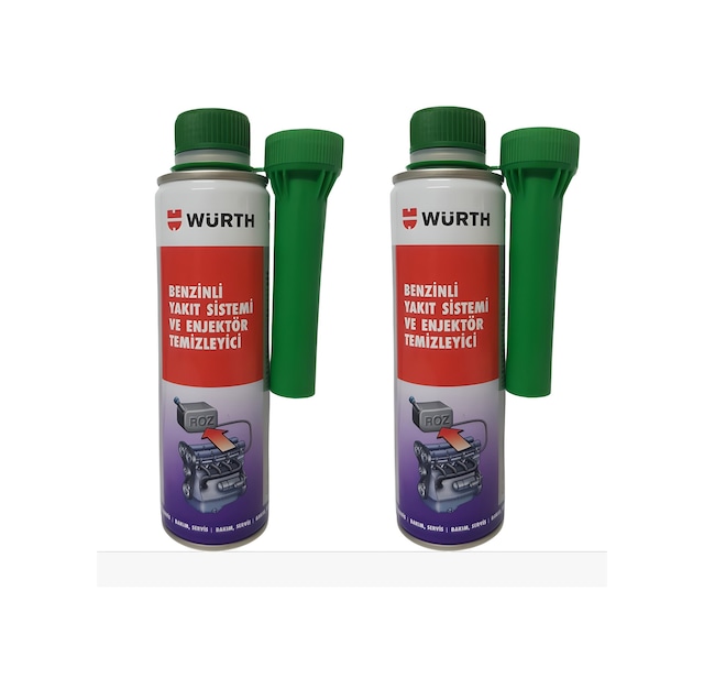 Würth Benzin Yakıt Sistemi ve Enjektör Temizleyici 300ml 2 Adet