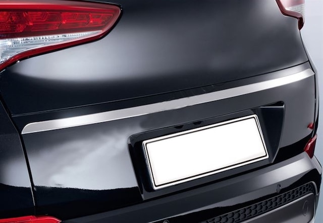 Hyundai Tucson Bagaj Alt Çıta 2015-2018 Krom Paslanmaz Çelik