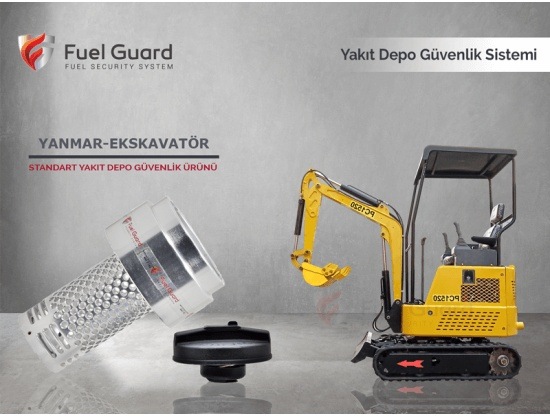 Yanmar Ekskavatör-Kepçe Yakıt Depo Koruma Cihazı