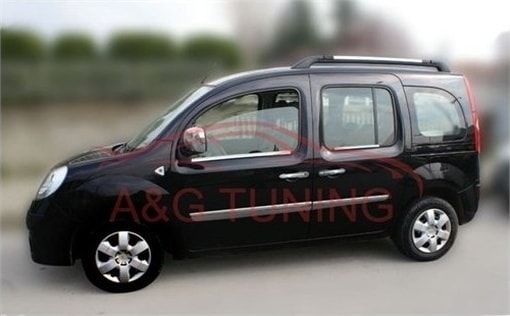 Renault Kangoo Krom Cam Çıtası 2008 Üzeri 4Prç Paslanmaz Çelik N11.6048
