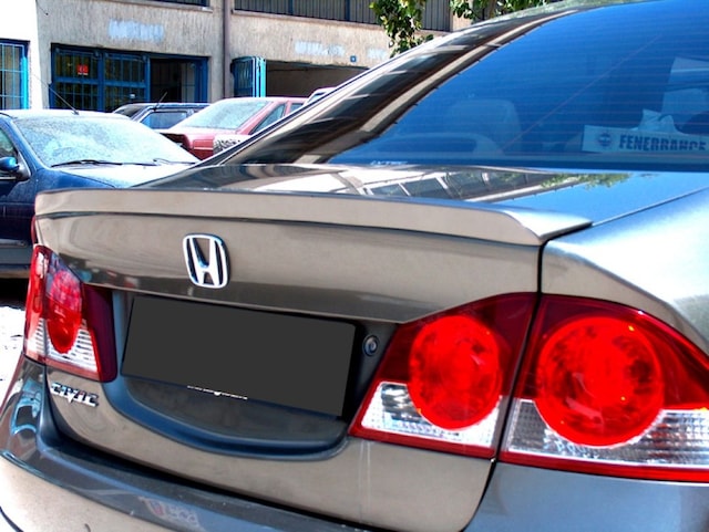 Honda Civic Fd6 Bagaj Üstü Spoiler Yapışık Abs Plastik 2007-2011