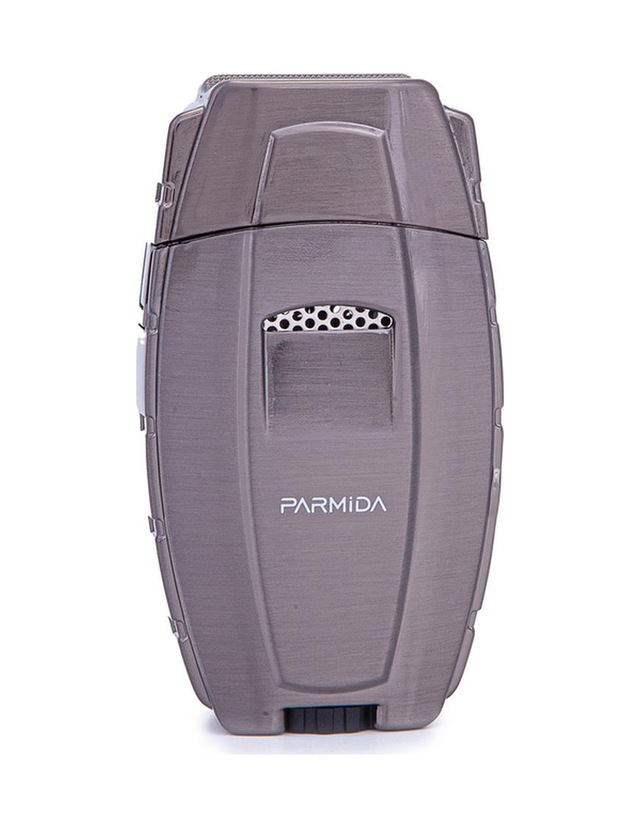 Çift Torch Pürmüz Gunmetal Metal Puro Çakmağı - Tr7278