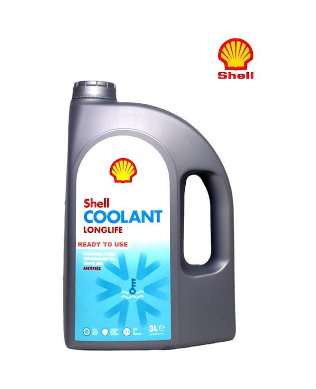 Shell Kırmızı Organik Antifriz 3 Lt,shell Coolant Longlife Antif