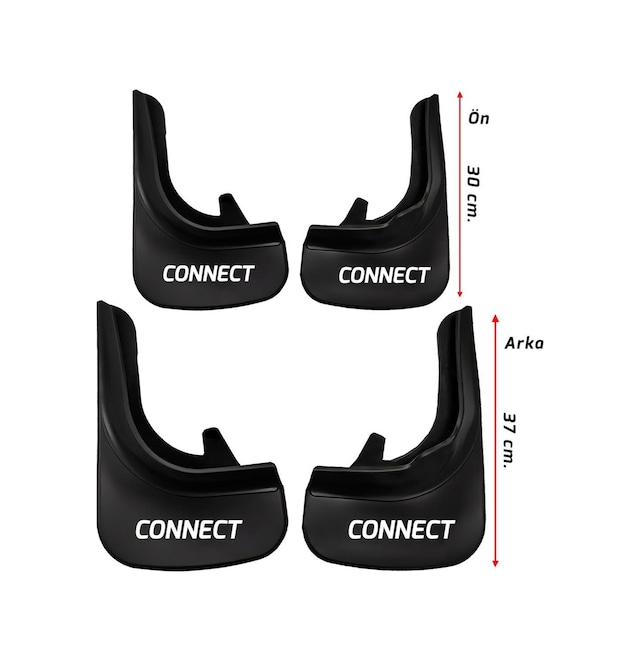 Ford Connect Paçalık Tozluk Çamurluk Ön Arka 4'lü Set