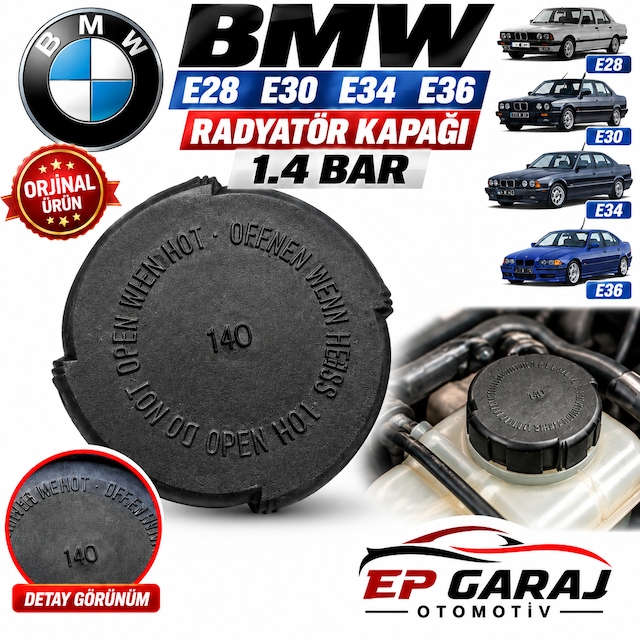 Bmw E28 E30 E34 E36 Radyatör Kapağı 1.4 Bar