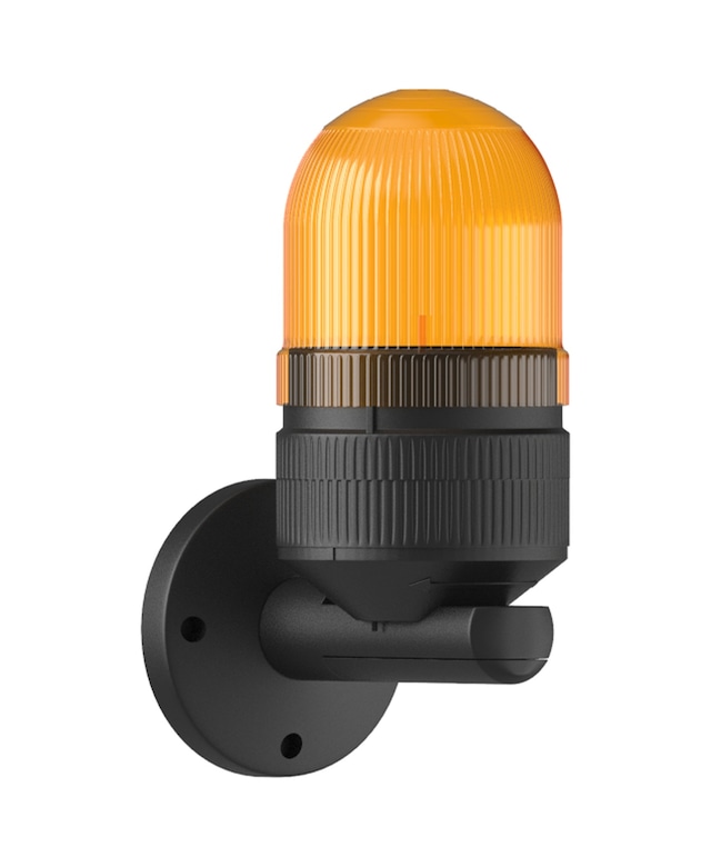 Mesan Ø70 300 Seri Xenon Çakar Buzzer Tüp Duvar Montaj Turuncu 24vdc Ms 323.3.24vdc
