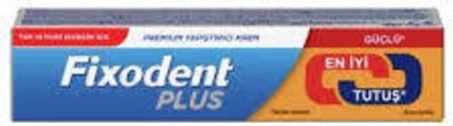 Diş Protez Yapıştırıcı Krem Güçlü Tutuş 40 Gr 2 Adet