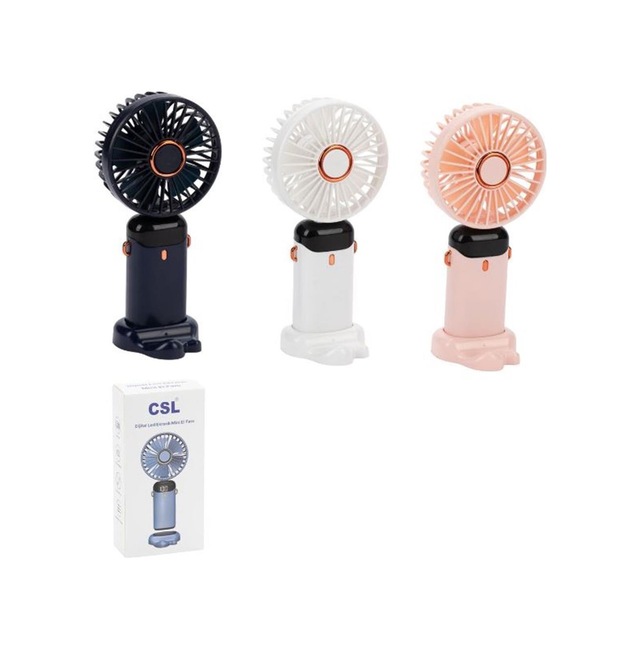 Csl F100 Şarjlı Mini Fan Siyah