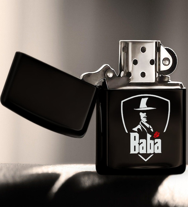 Bk Home Godfather Baba Tasarımlı Renkli Baskılı Benzinli Siyah Me N11.266
