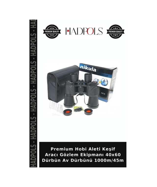 Premium Hobi Aleti Keşif Aracı Gözlem Ekipmanı 40x60 Dürbün Av Dürbünü 1000m/45m