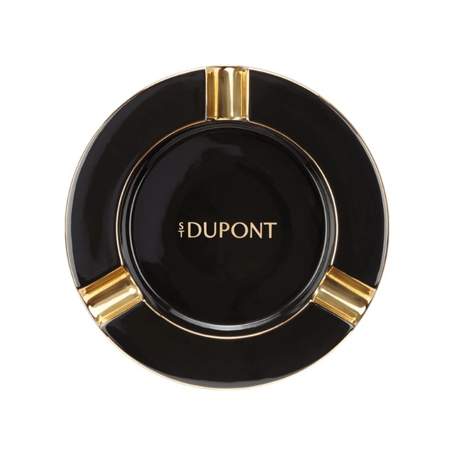S.t. Dupont Siyah Gold Porselen Üçlü Puro Küllüğü 6737 Tr9910