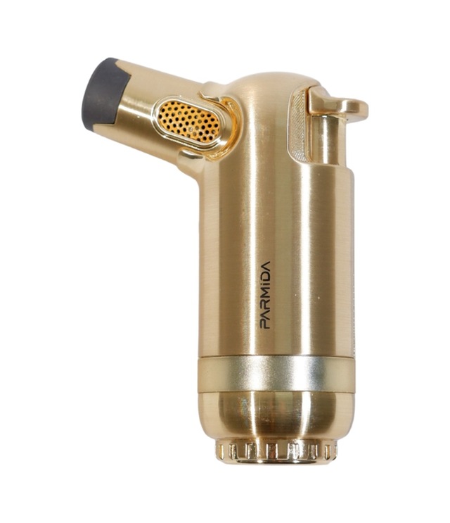Parmida 3 Torch Pürmüz Gold Masa Tipi Metal Puro Çakmağı - Tr9240