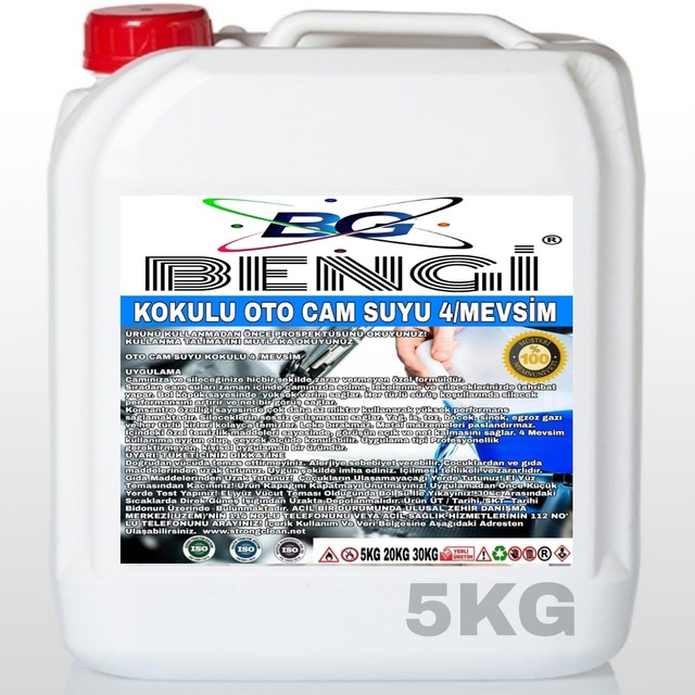 Oto Cam Suyu 4 Mevsimlik 5 Kg Kokulu