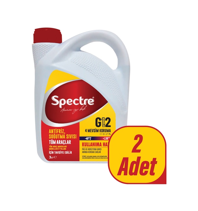 2 Adet Fiat Uyumlu G12 Kırmızı Antifriz