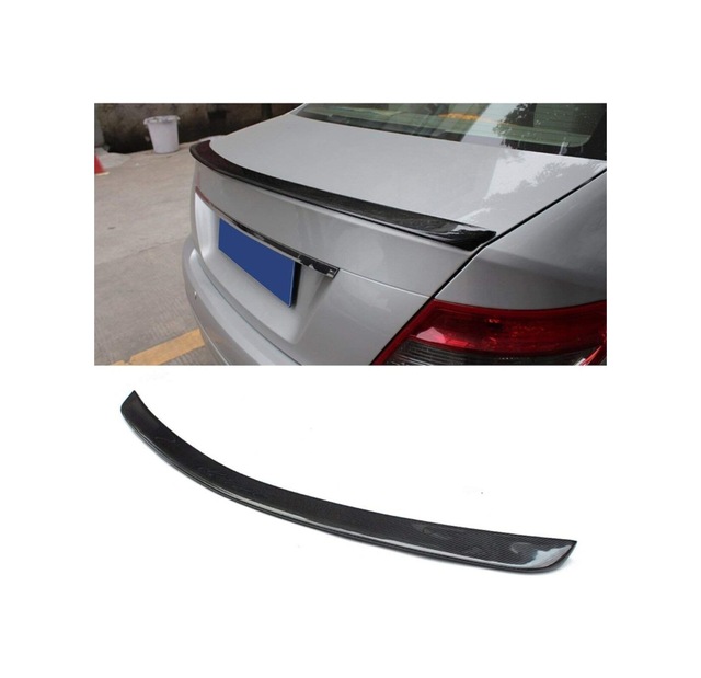 Mercedes W204 2007-2011 Parlak Siyah Boyalı Plasti Spoiler-spoyler