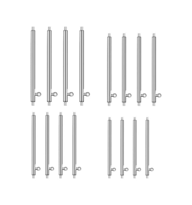 Akıllı Pratik Saat Pimi 16 Adet Karışık Çelik Yaylı 18-20-22-24mm