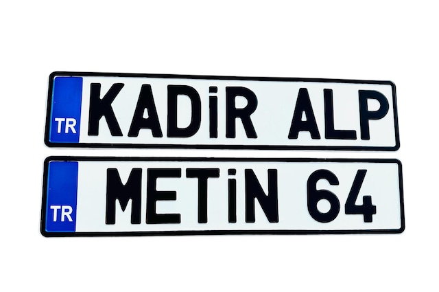 Plaka, Karavan Plakası, Dekor Plaka