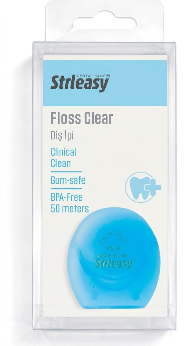 Strleasy Diş İpi Floss Clear 50 M