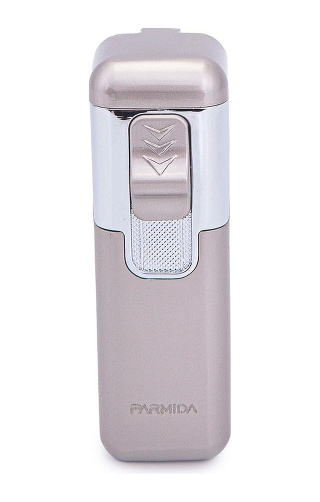4 Torch Bej-gümüş Metal Puro Çakmağı - Tr7331