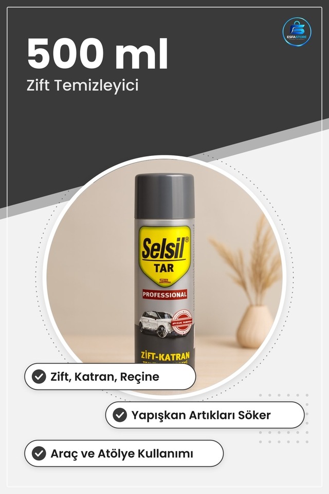 Zift Ve Katran Temizleme Spreyi 500 Ml Oto Motor Temizleyici Aero