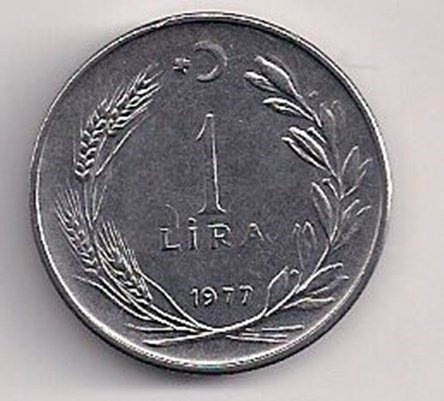 TC. 1 Lira 1977 (mp0353)
