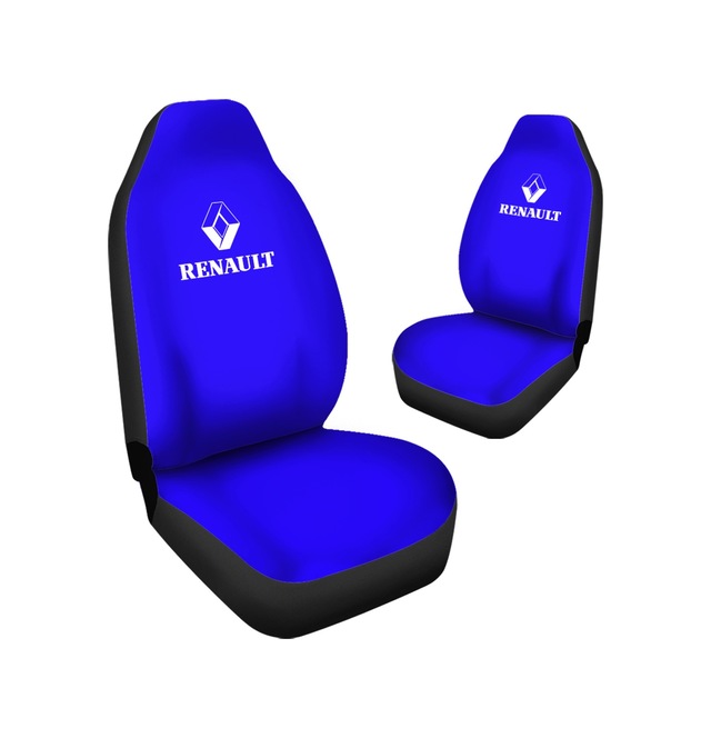 Renault Baskılı Oto Koltuk Kılıfı Pro - Mavi