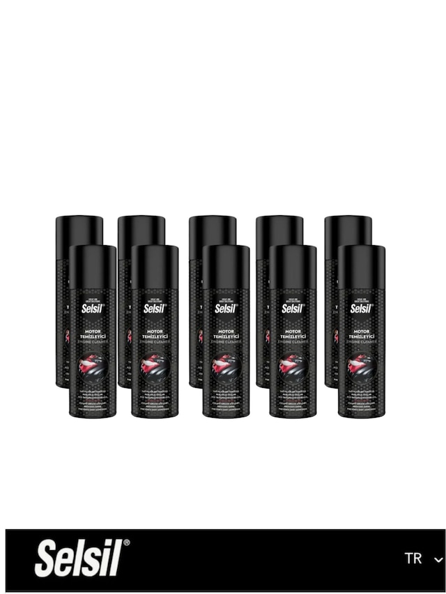 Selsil Motor Temizleme Sprey 500 Ml 10 Adet